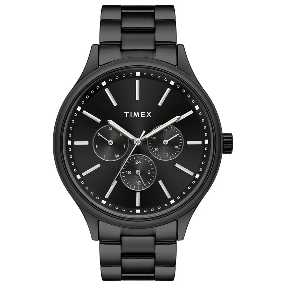 TIMEX TWEG18410 Black Multifunction Analogue Men Watch