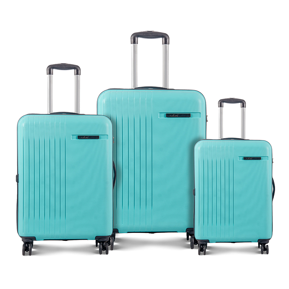 Safari Lancer Hard Luggage 4W Combo Set of 3 (55, 67 & 76 cm)