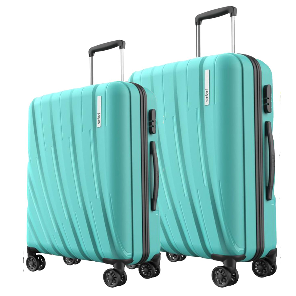 Safari Cairo Hard Luggage 4W Combo Set of 2 (55cm, 66cm)
