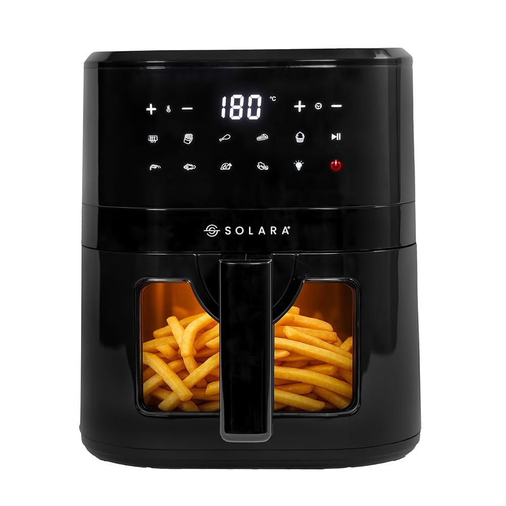 SOLARA Digital Air Fryer 4.5L with See Through Window