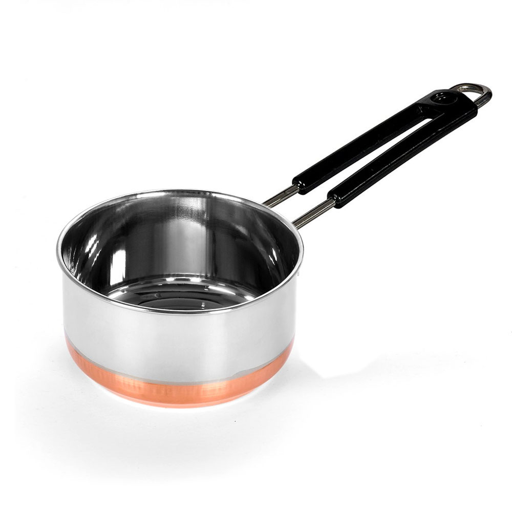 BERRY STAINLESS STEEL COPPER BOTTOM SAUCE PAN 1 LTR (10 CM)