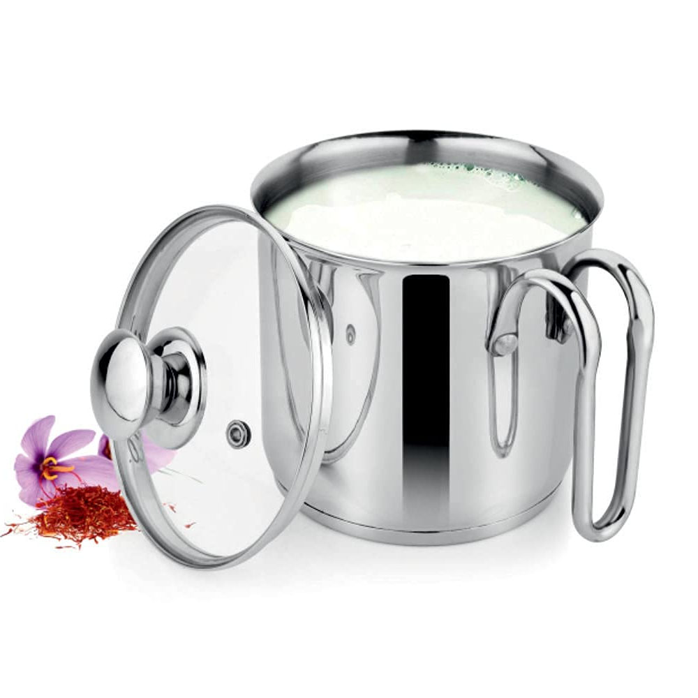 Prabha Xenon SS 1.8 Ltr Milk Pot With Lid (14 cm)