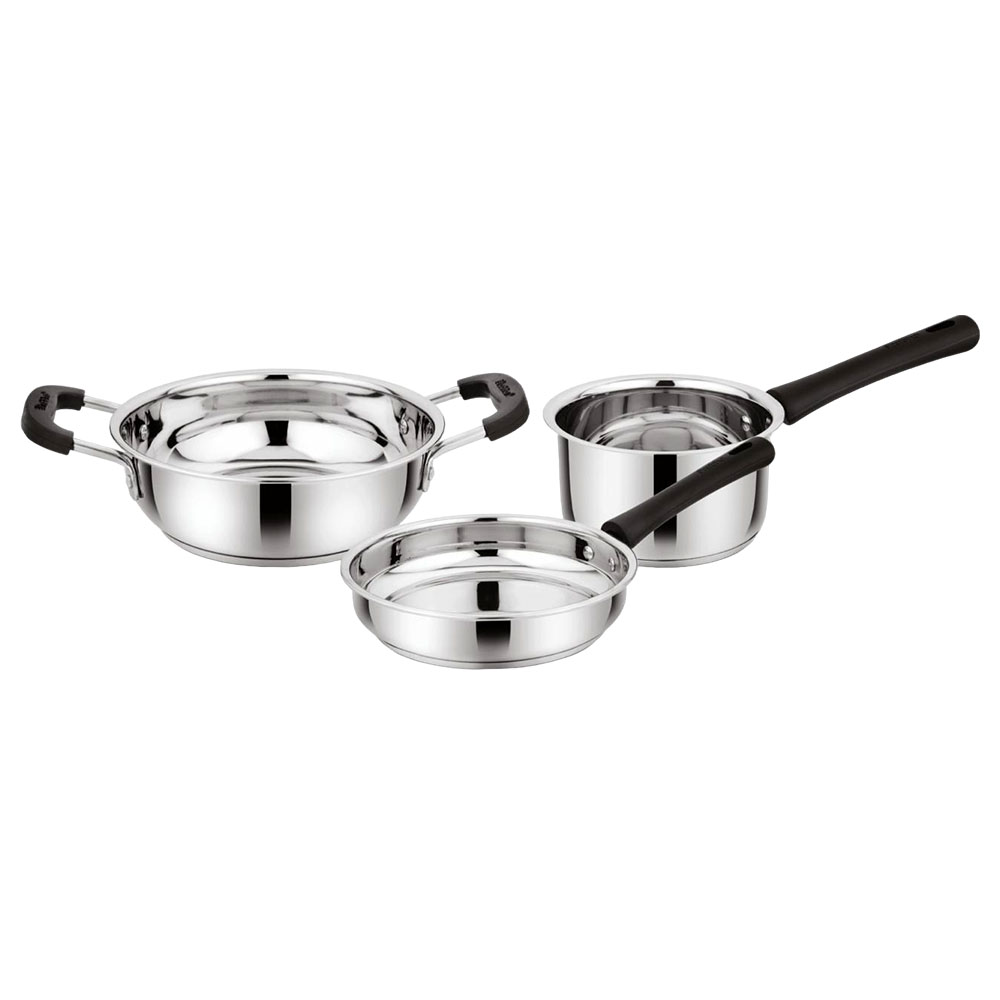 Prabha Meridian SS 3Pcs Cookware Set
