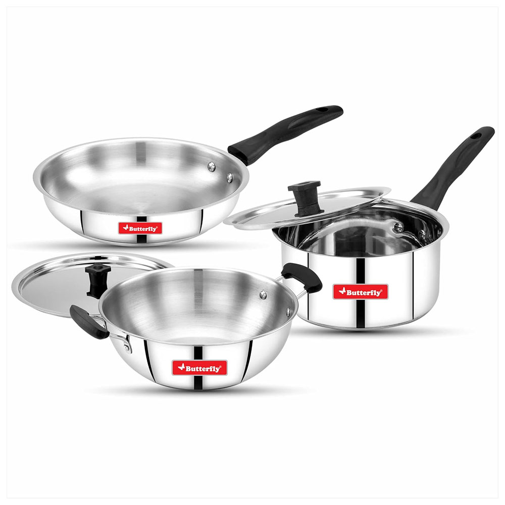 Butterfly Classic Stainless Steel Cookware 5 Pcs Set