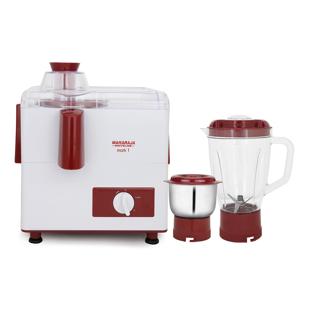 MAHARAJA WHITELINE Mark-1 Happiness 450W (2 Jar) Juicer Mixer Grinder