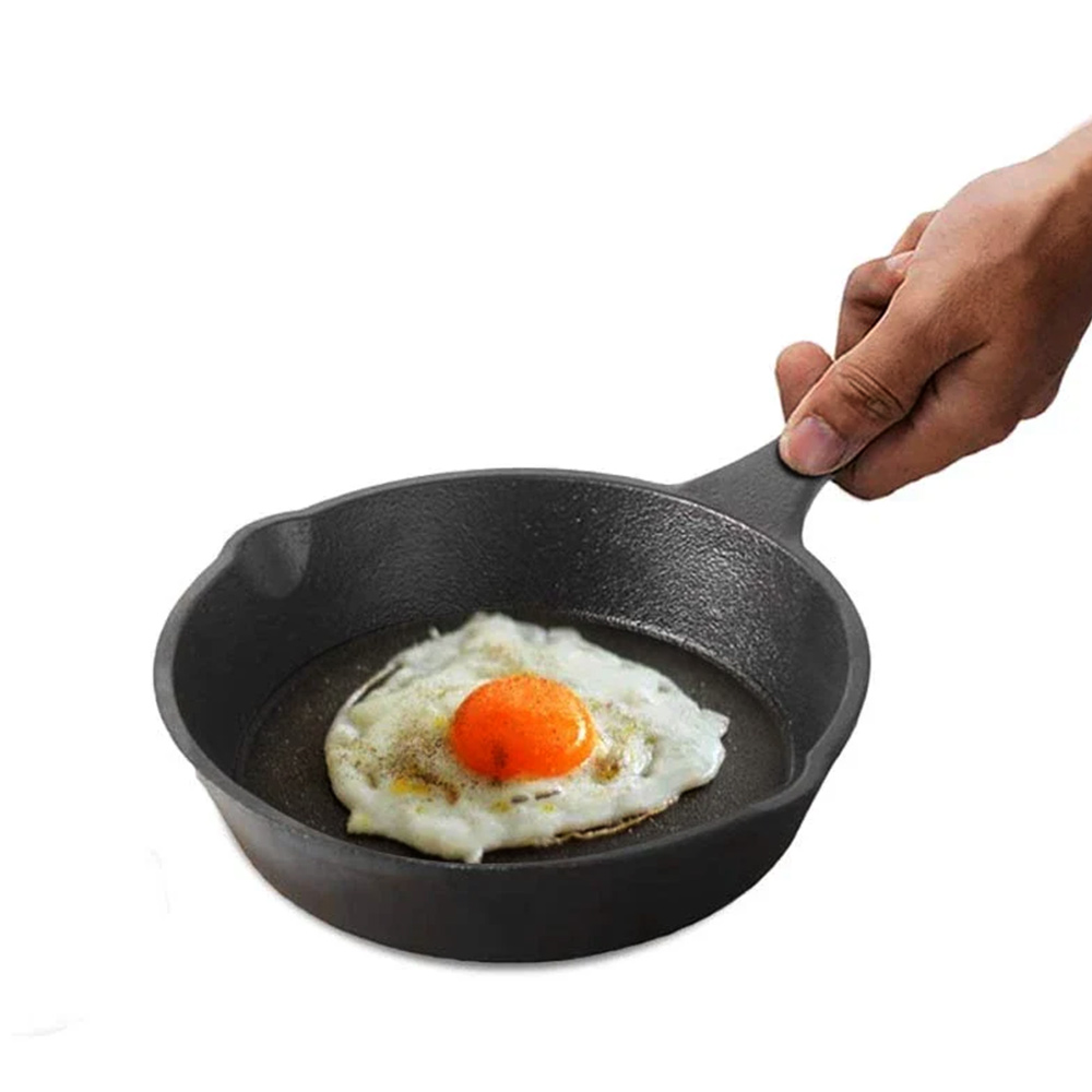 The Indus Valley Cast Iron Mini Skillet-Fry Pan 6 inch (15cm) (KC-FE-SK-007)