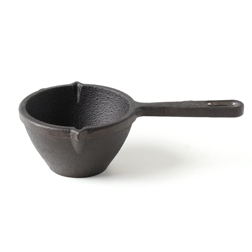 The Indus Valley Pre-seasoned Cast Iron Tadka Pan Round 12.7cm Induction (KC-FE-TP-003)