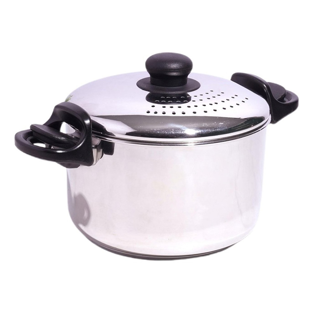 The Indus Valley Stainless Steel Strainer Pot 19cm (KC-SS-ST-003)