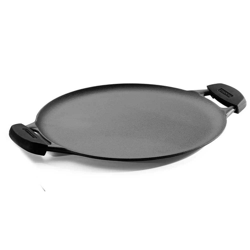 TRAMONTINA Titanex Pre-Seasoned 30cm Cast Iron Twin Handle Tawa (98052009)