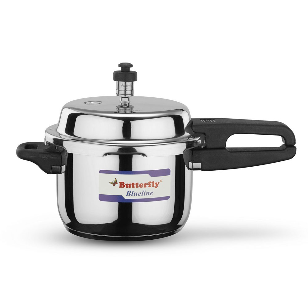 BUTTERFLY BLUE LINE 3 LITRE STAINLESS STEEL PRESSURE COOKER