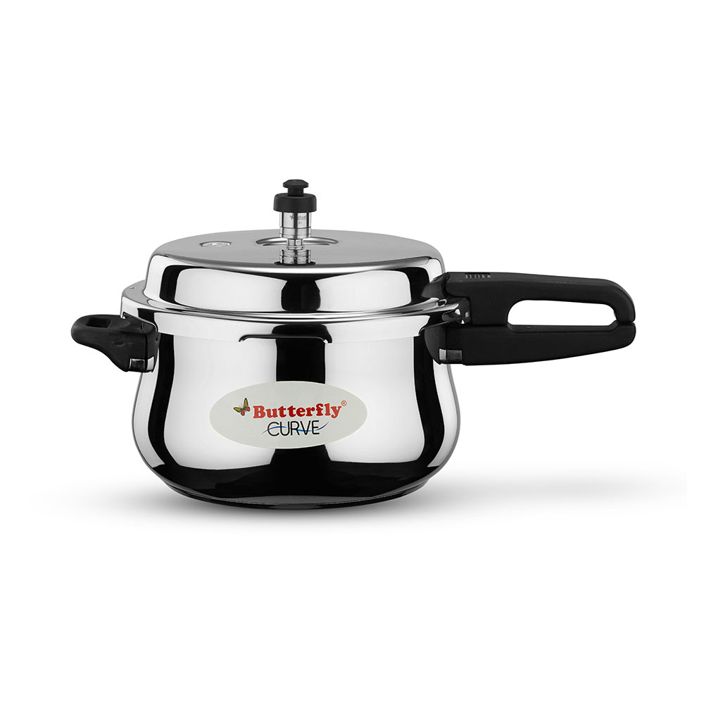 Butterfly Curve 5.5L Outer Lid SS Pressure Cooker