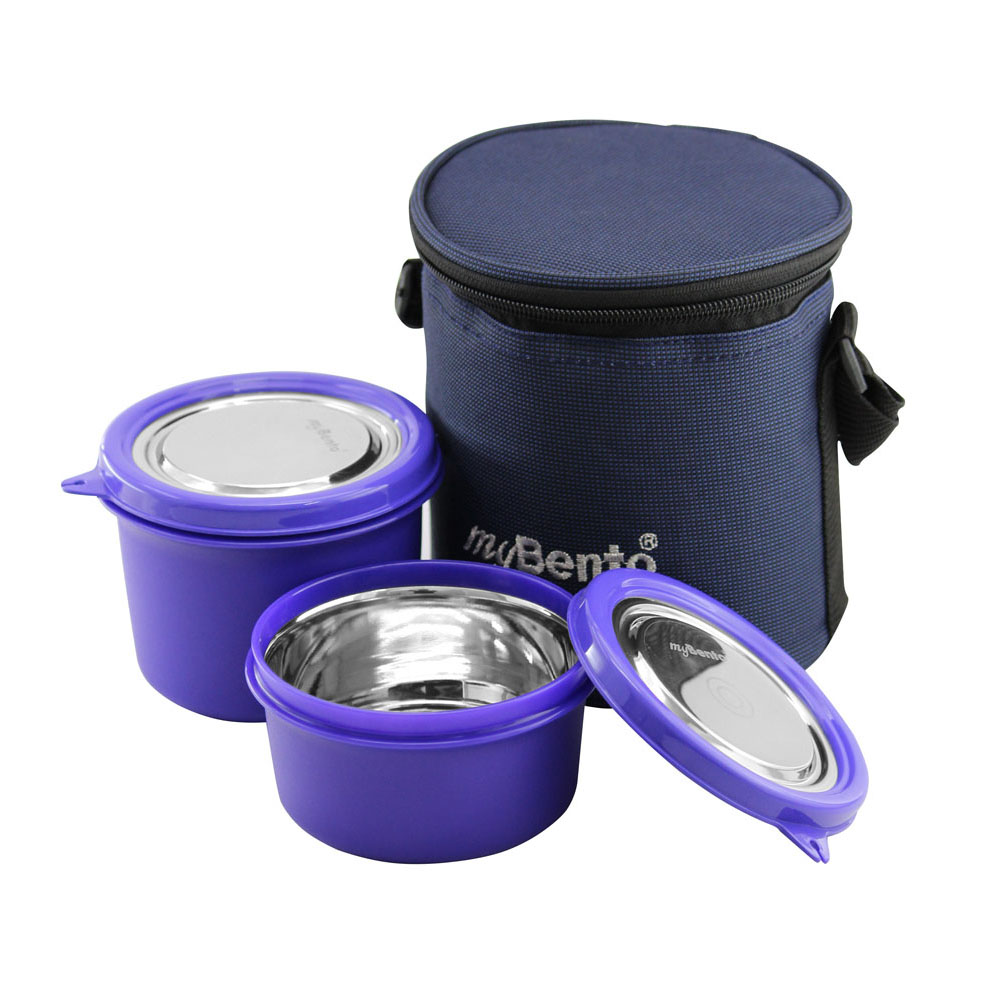 MYBENTO SS PACT STEEL STAR 1000ML LUNCH BOX (164645-C862) WITH BAG