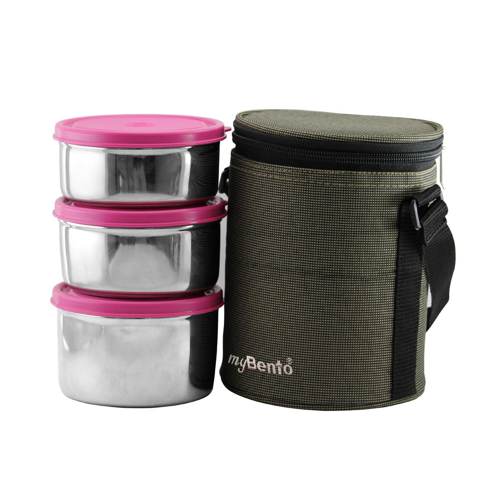 MYBENTO SS PRIDE 110 EXECUTIVE TRIO+ 1365ML LUNCH BOX (145453-C673) WITH BAG