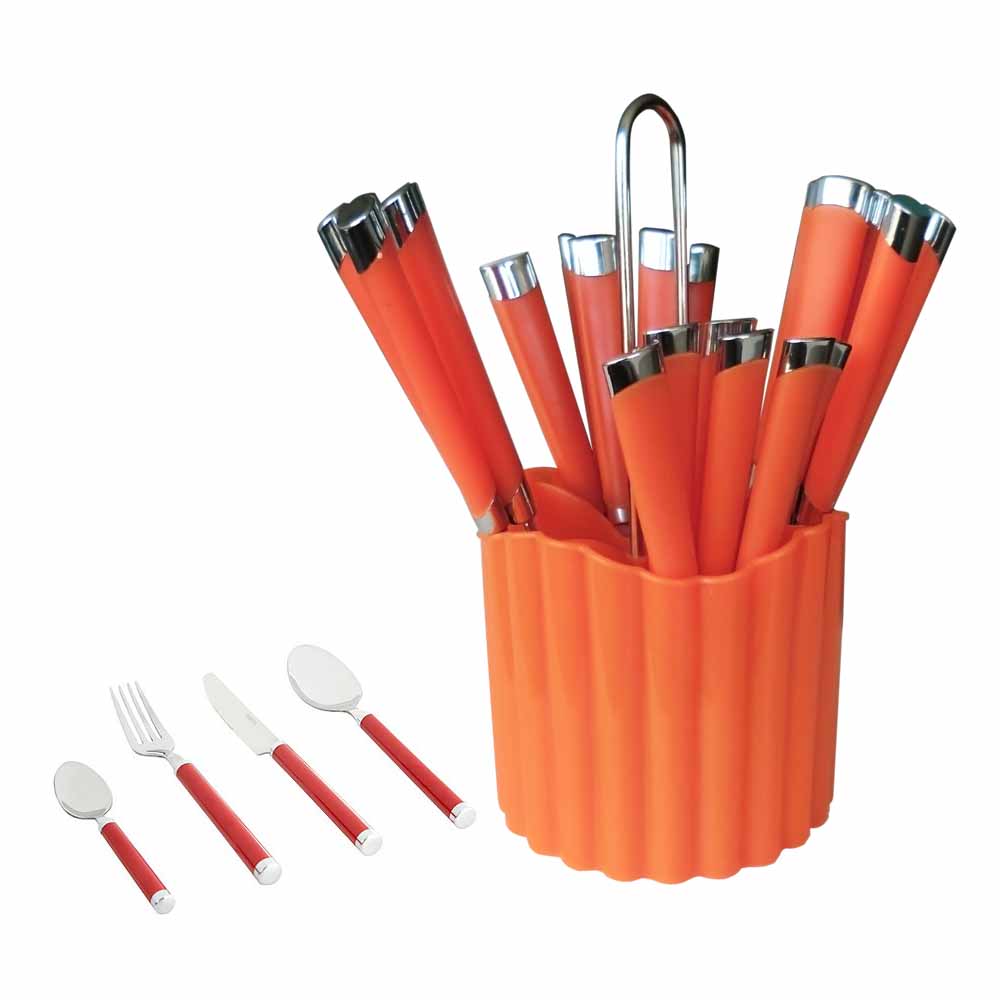 24 PIECE STAINLESS STEEL CUTLERY SET