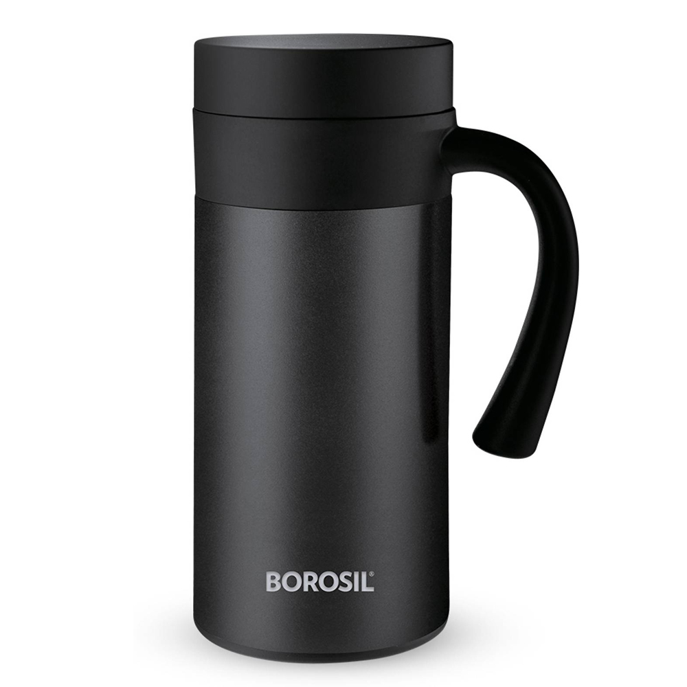 Borosil 400ml CafeTime SS Insulated Travel Mug