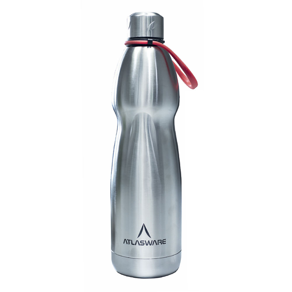 ATLASWARE SS BULGING MODEL 1000 ML HOT & COLD VACUUM COOL BOTTLE