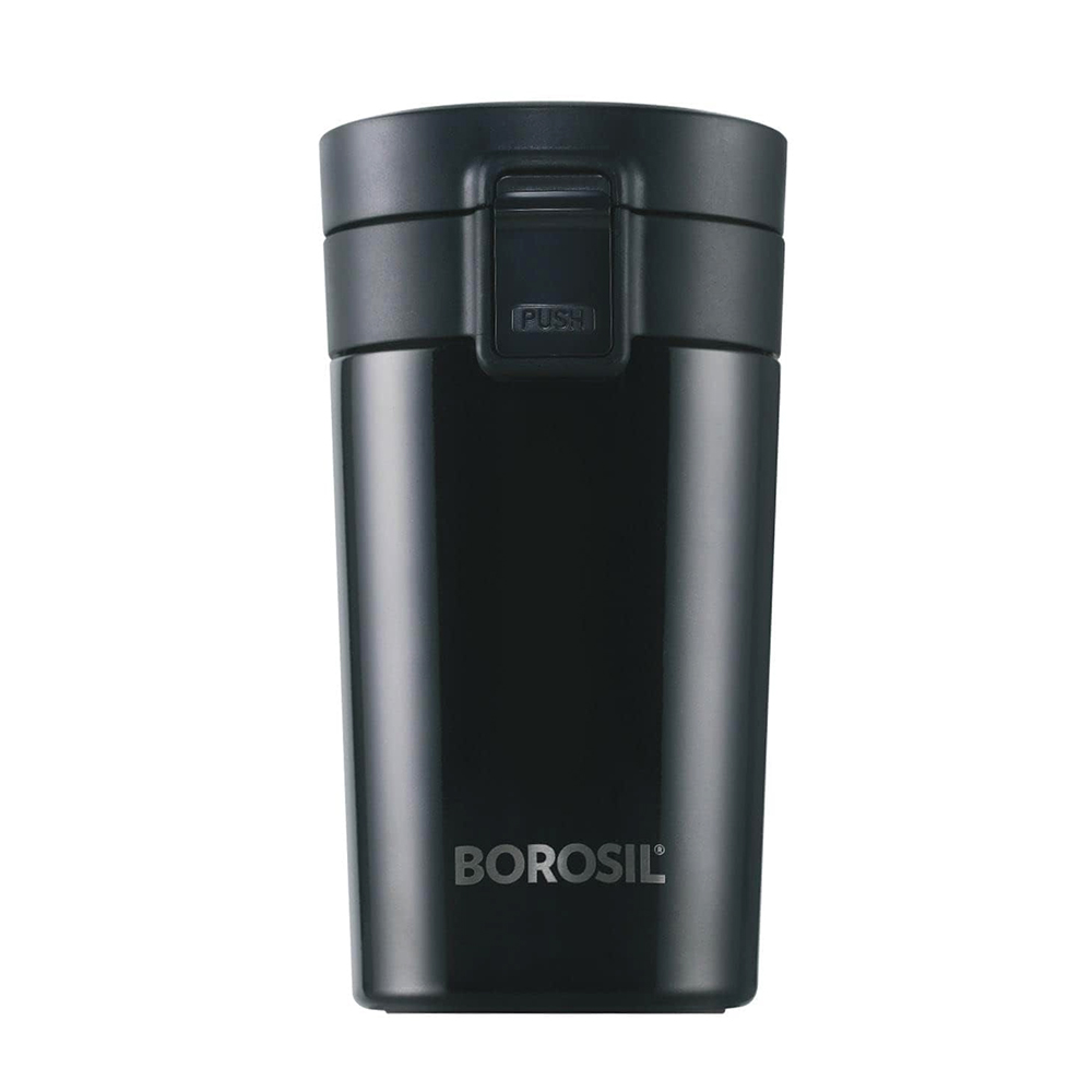 BOROSIL 300ml Coffeemate Insulated Mug Spillproof Travel Mug